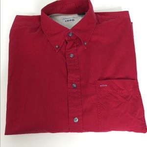 Izod Saltwater Twill Men’s Shirt Size XL